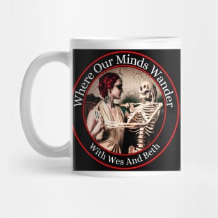 Where Our Minds Wander Large chest logo Mug